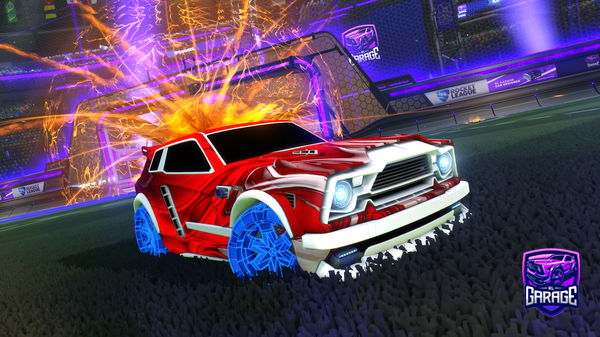 A Rocket League car design from DudleyM89