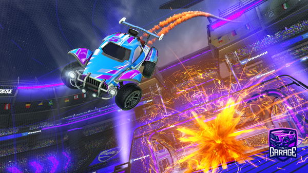 A Rocket League car design from Rexxayrl