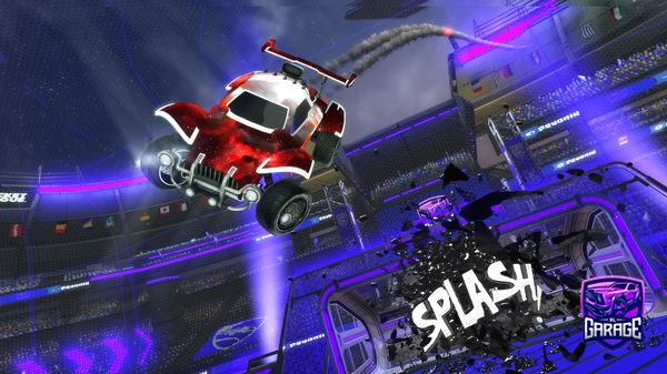 A Rocket League car design from hllk