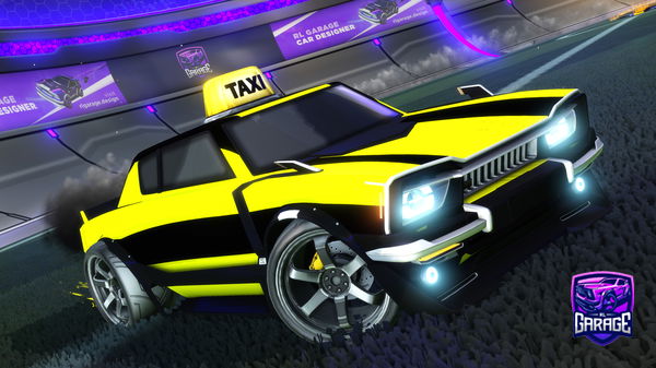 A Rocket League car design from Barneszvb
