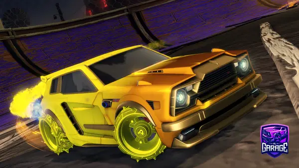 A Rocket League car design from Kraeusop_32