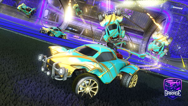 A Rocket League car design from Tilinxdddd