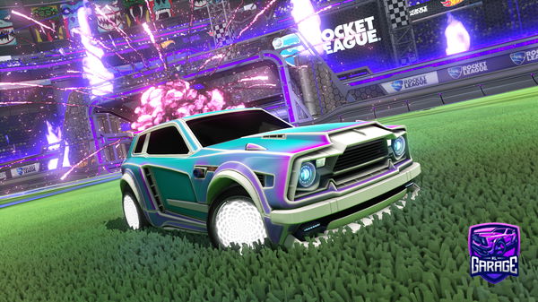 A Rocket League car design from dox666