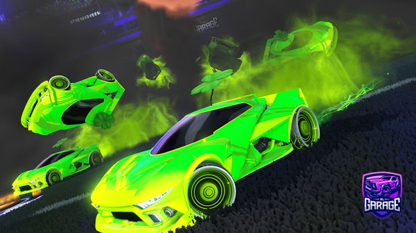 A Rocket League car design from Myusernameistigershark