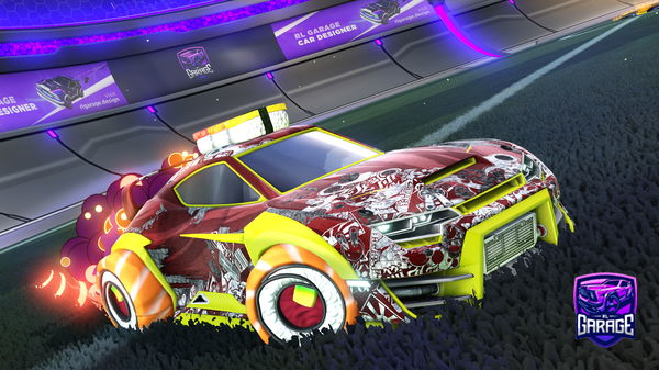 A Rocket League car design from Colognekid