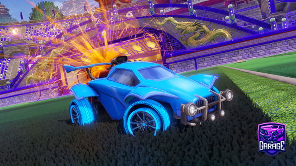 A Rocket League car design from SweetJungle