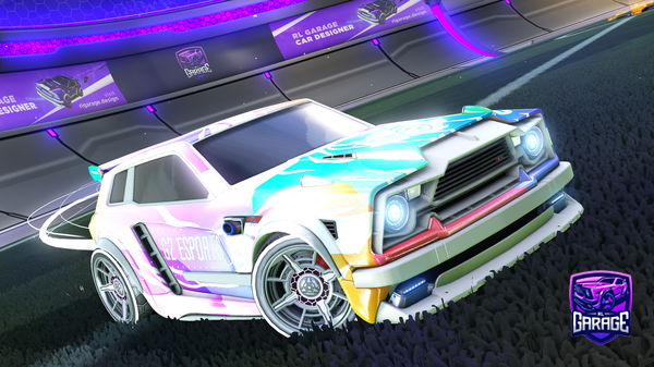 A Rocket League car design from Duckknight28