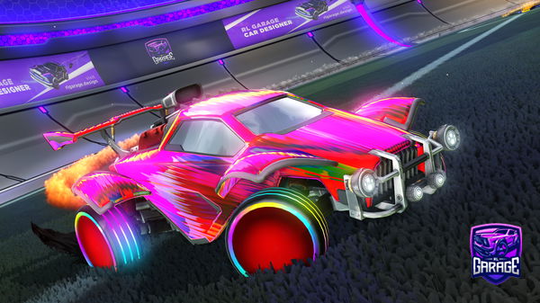 A Rocket League car design from Chickenboi77