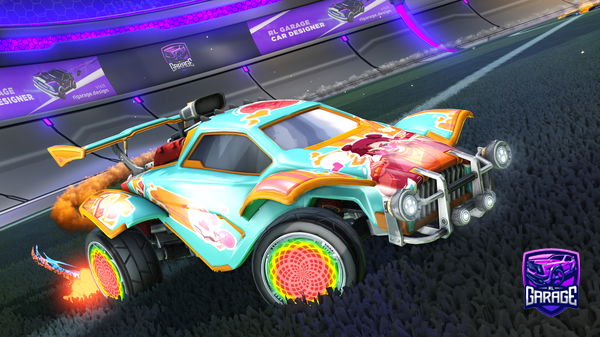 A Rocket League car design from Meemo4729