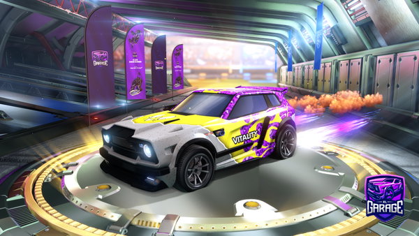 A Rocket League car design from canela13