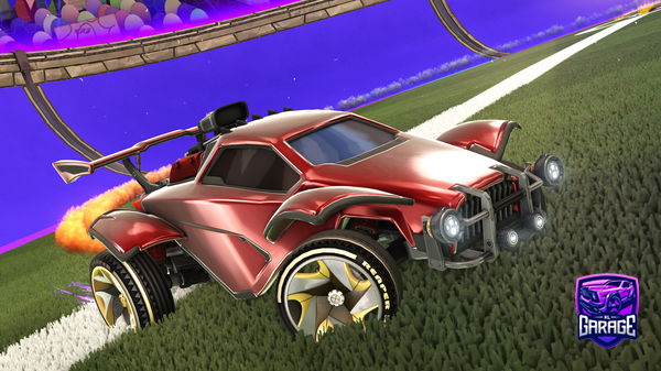 A Rocket League car design from KlutzyRL