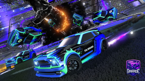 A Rocket League car design from Jaspaay