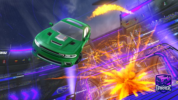 A Rocket League car design from TugeHitties0