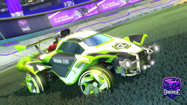 A Rocket League car design from left_twix37