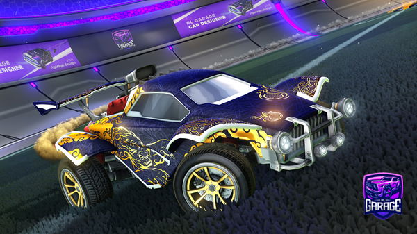 A Rocket League car design from CLT_Mizu