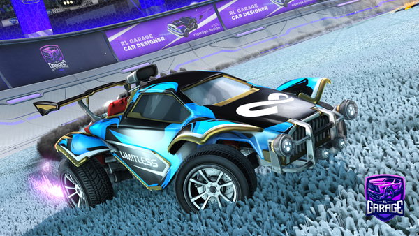 A Rocket League car design from ZephyrAu