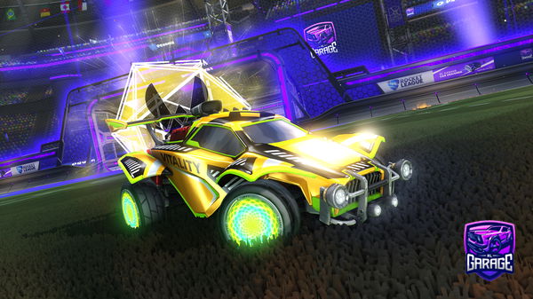 A Rocket League car design from IDKnothin