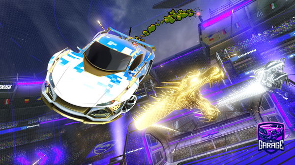 A Rocket League car design from gamingskater2012