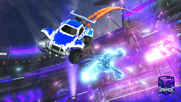 A Rocket League car design from Bcn_Cryttv