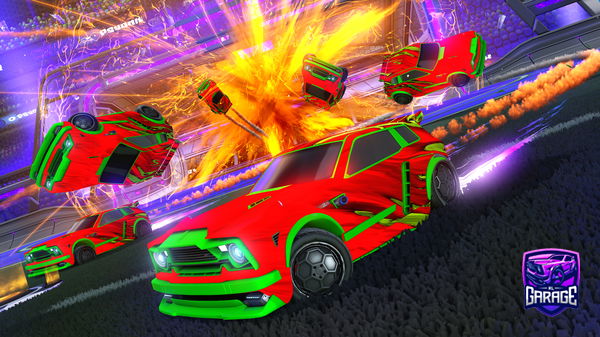 A Rocket League car design from AMROFRE