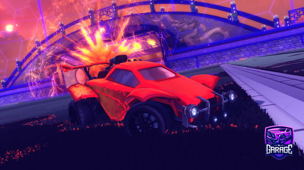 A Rocket League car design from X7-Ha7za