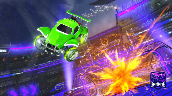 A Rocket League car design from jorge07