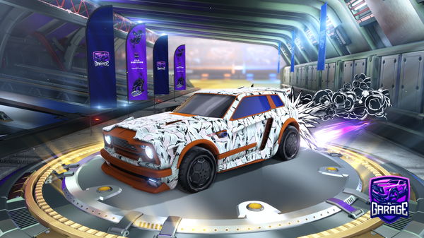 A Rocket League car design from NTHEF