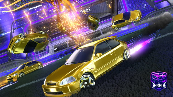 A Rocket League car design from NotaHydroFlask