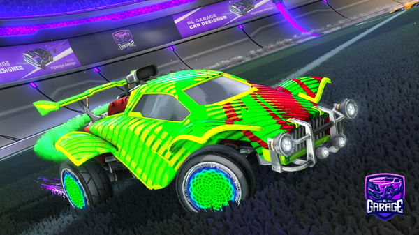 A Rocket League car design from Tamboera1