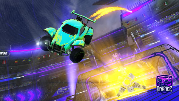 A Rocket League car design from TkashBeats