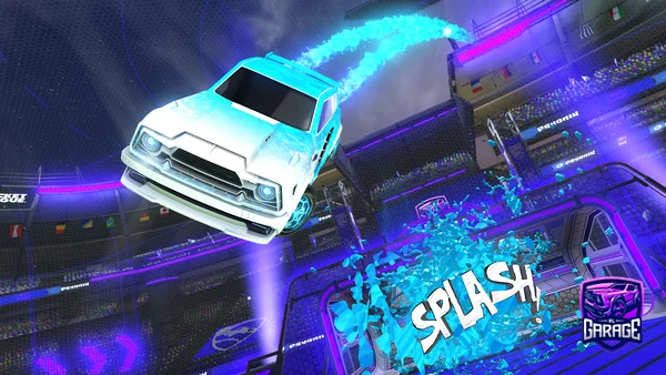 A Rocket League car design from Tcaf
