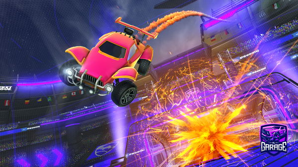 A Rocket League car design from BillyTheGoat688