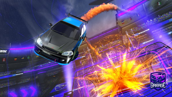 A Rocket League car design from SGTkerr