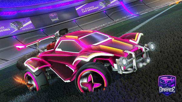 A Rocket League car design from Xlife_RC