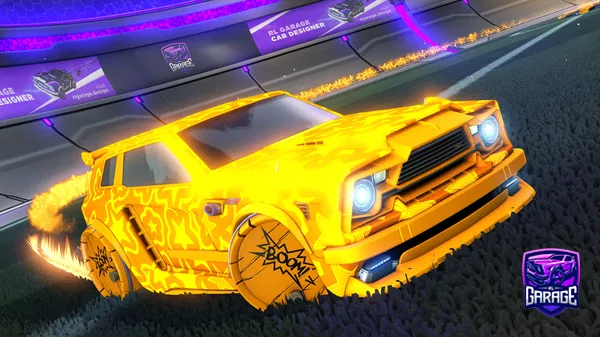 A Rocket League car design from TheBestyyy