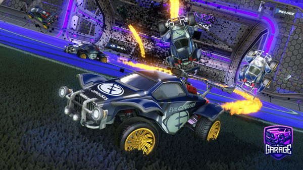 A Rocket League car design from Nyrocs