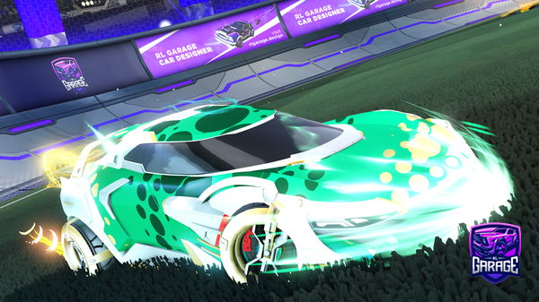 A Rocket League car design from ItsGiuze