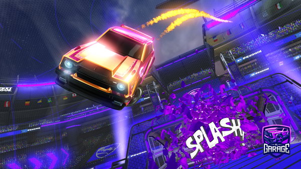 A Rocket League car design from PoiscailleLG