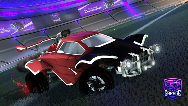 A Rocket League car design from theokons