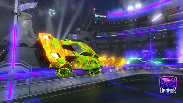 A Rocket League car design from Haunted2393