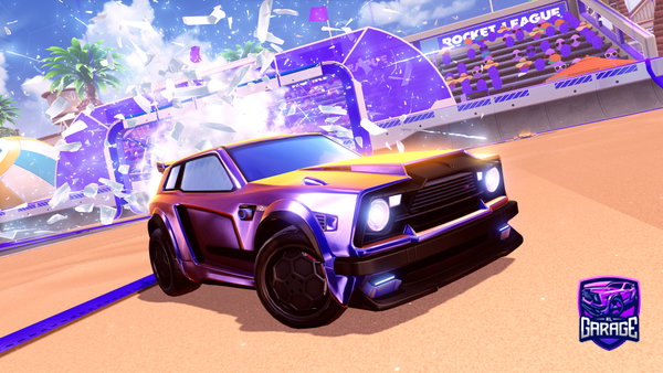 A Rocket League car design from ImACone