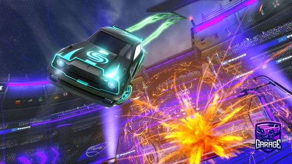 A Rocket League car design from neksordir