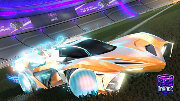 A Rocket League car design from SomberP