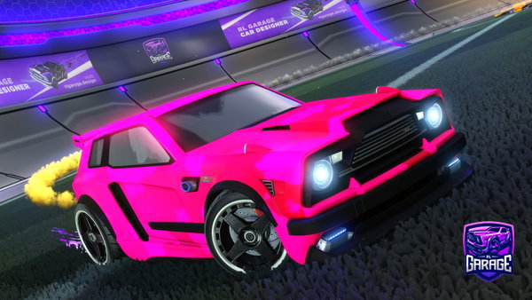 A Rocket League car design from Mrkviqq