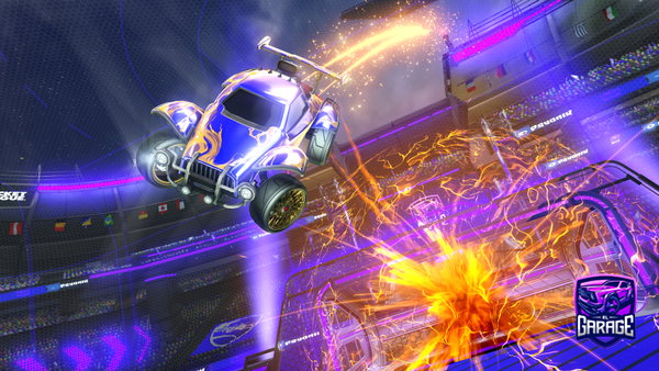 A Rocket League car design from Kurux