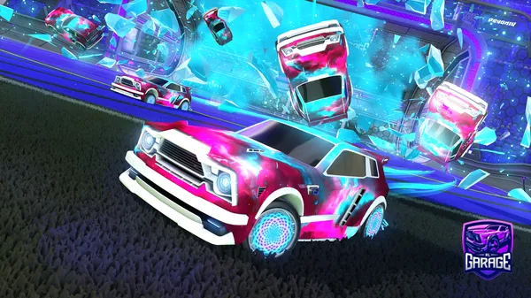 A Rocket League car design from Pokedarius