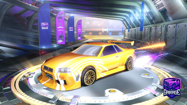A Rocket League car design from XbowuwuYT