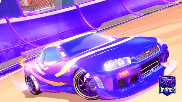 A Rocket League car design from supertroning