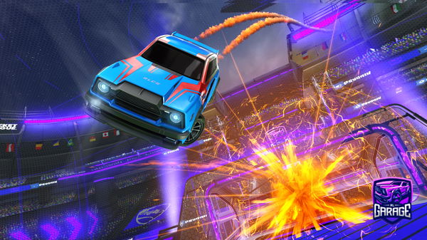 A Rocket League car design from KodeKing1828