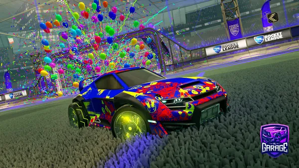 A Rocket League car design from MrHappyFeet